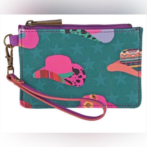 Catchfly Studio Handbags - Colorful Women's Catchfly Studio Western Wristlet Wallet 🤠